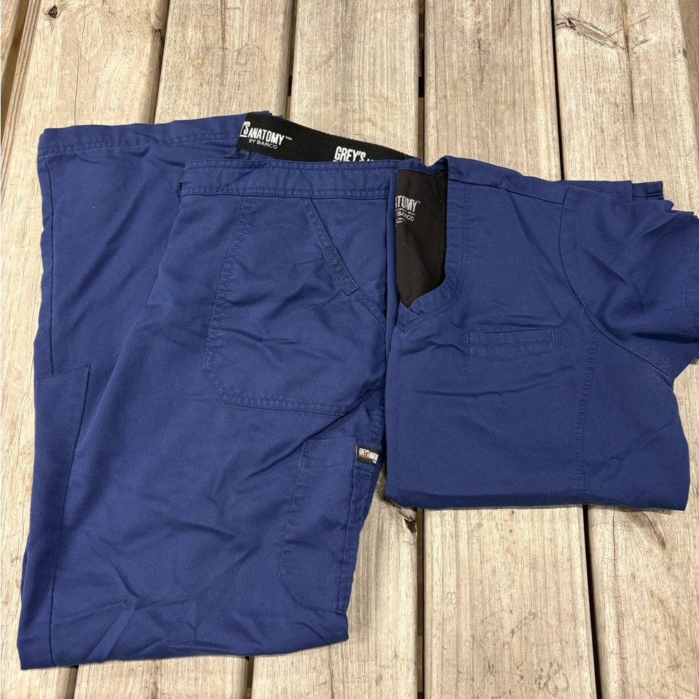 Navy Scrub Top by Grey's Anatomy medium